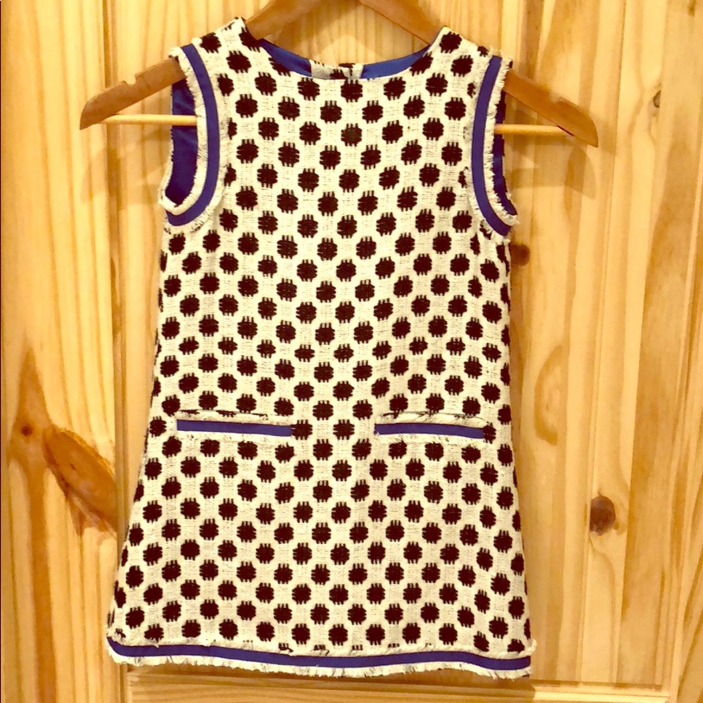 Oscar de la Renta girls silk dress 6